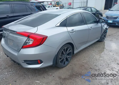 2019 Honda Civic Sport из США, поврежденный, VIN 2HGFC2F81KH564217